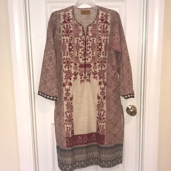 Sana Safinaz embroidered khadar kurta